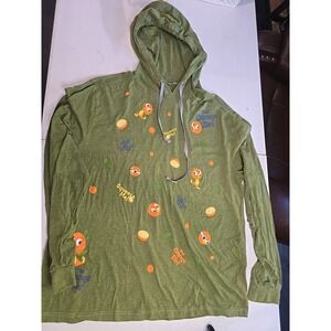Disney Parks‎ Orange Bird Hoodie Large Longsleeve Lightweight